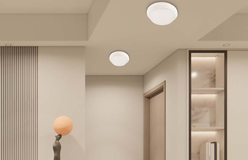 LG09A IP54 Wodoodporny aluminiowy LED LED okrągły kształt grodzi